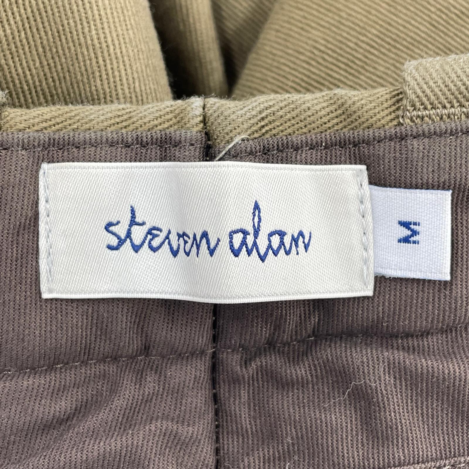 パンツ Steven Alan DRIL SUPER BAGGY TAPEREDⅡ M ブラウン