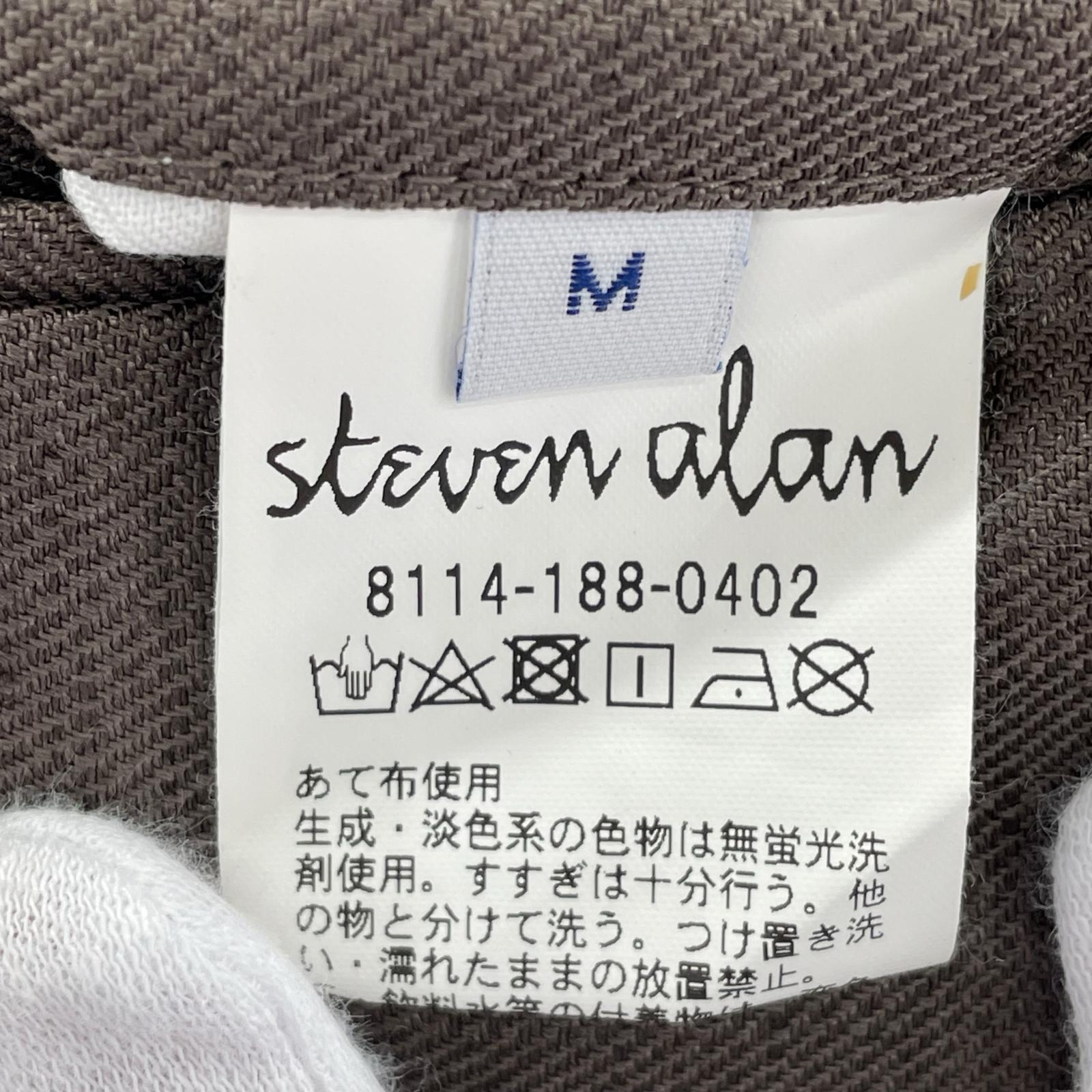 パンツ Steven Alan SUPER BAGGY TAPERED ANKLE M ブラウン