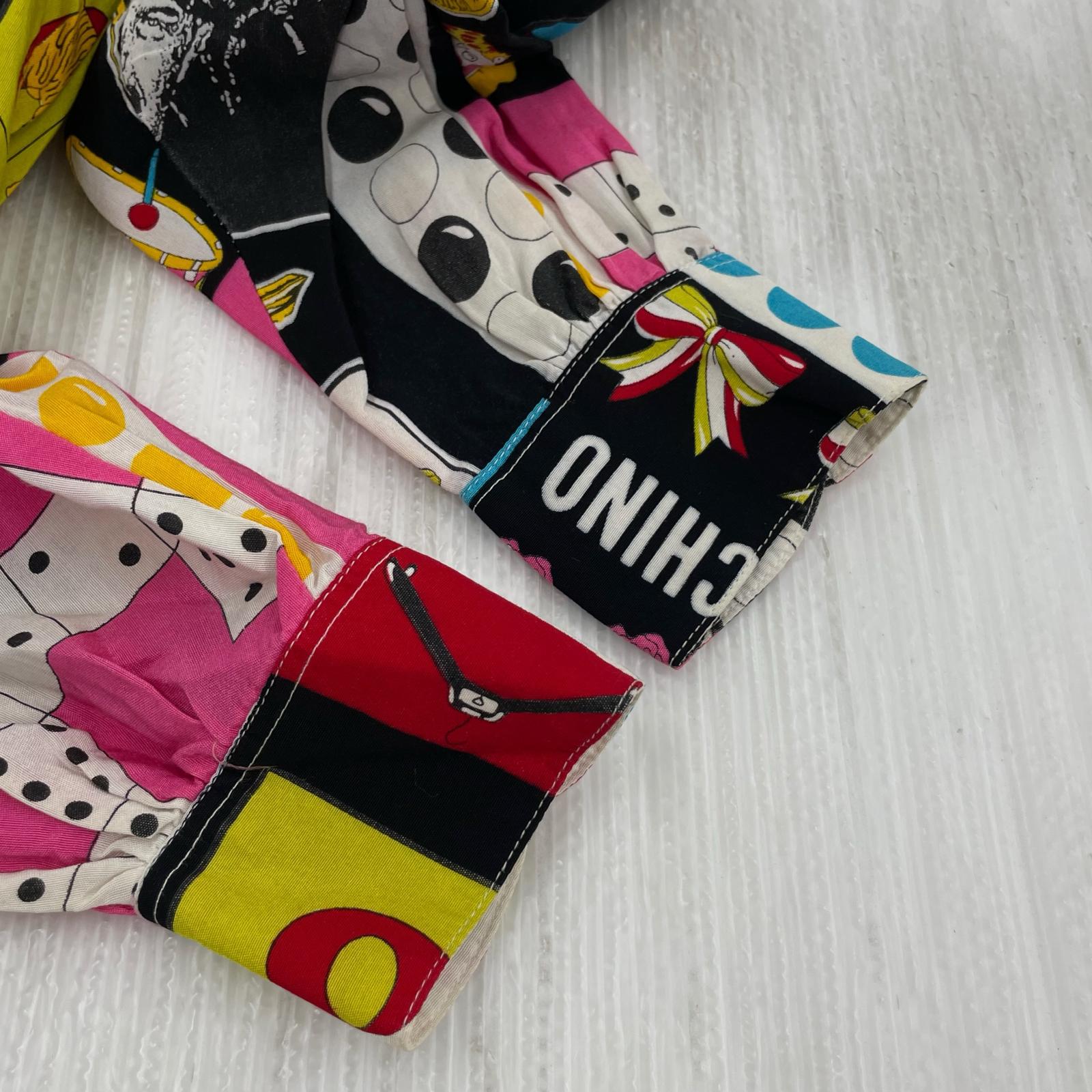 長袖シャツ MOSCHINO 総柄シャツ (XS) マルチカラー