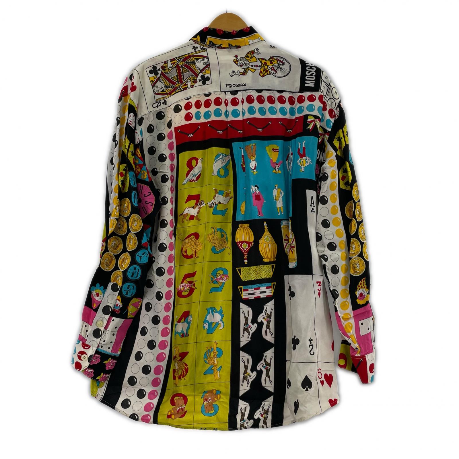 長袖シャツ MOSCHINO 総柄シャツ (XS) マルチカラー