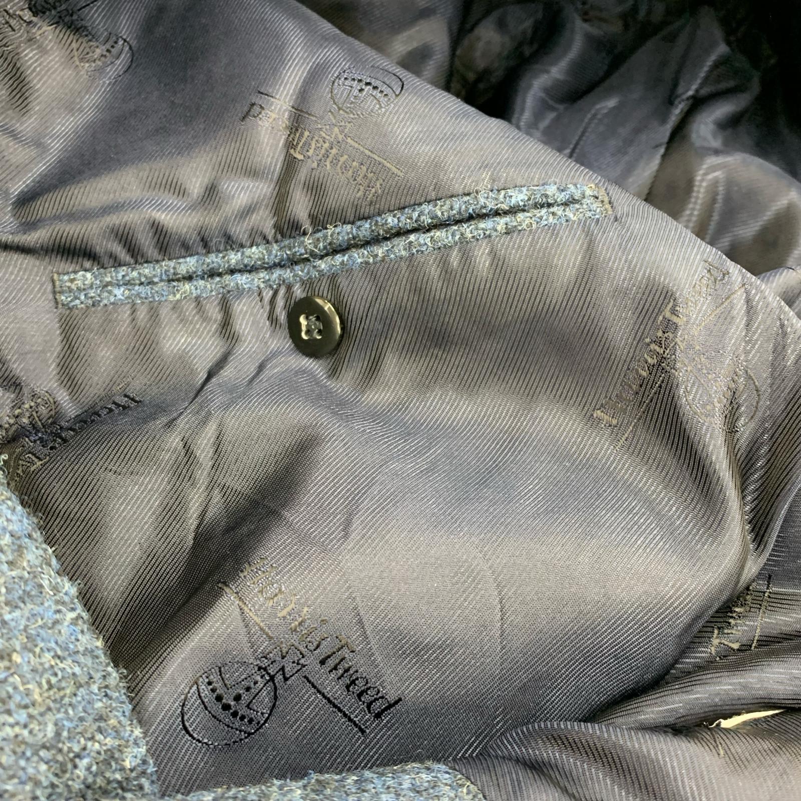 ジャケット Mario Barutti×Harris Tweed 42 ブルー