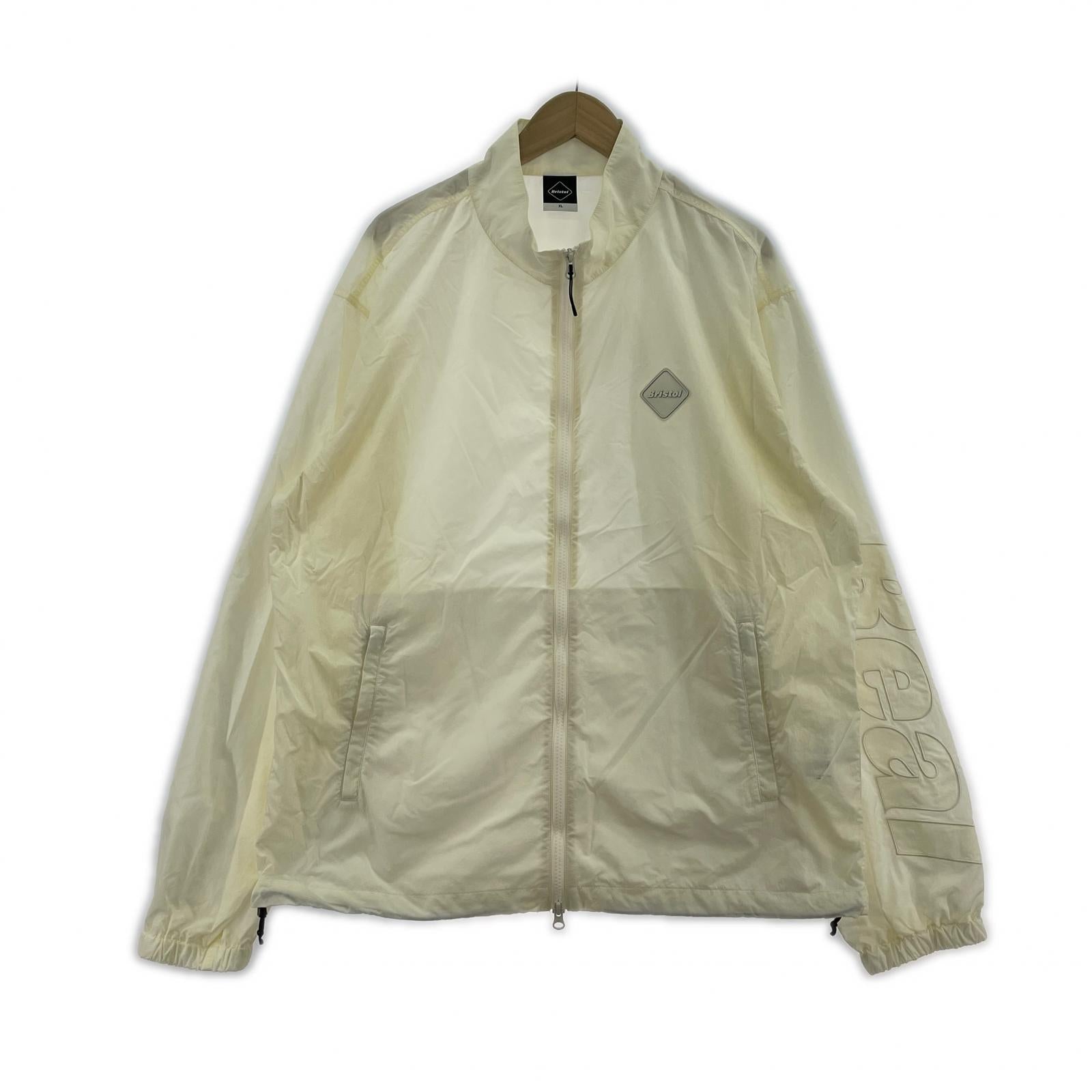 ジャケット BIG LOGO NYLON STAND COLLAR BLOUSON/XL ホワイト