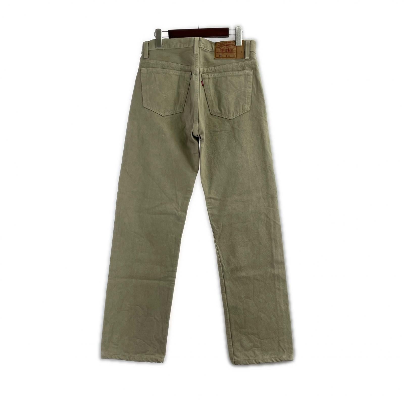 デニムパンツ 90s 501 W32 GRN 32 グリーン