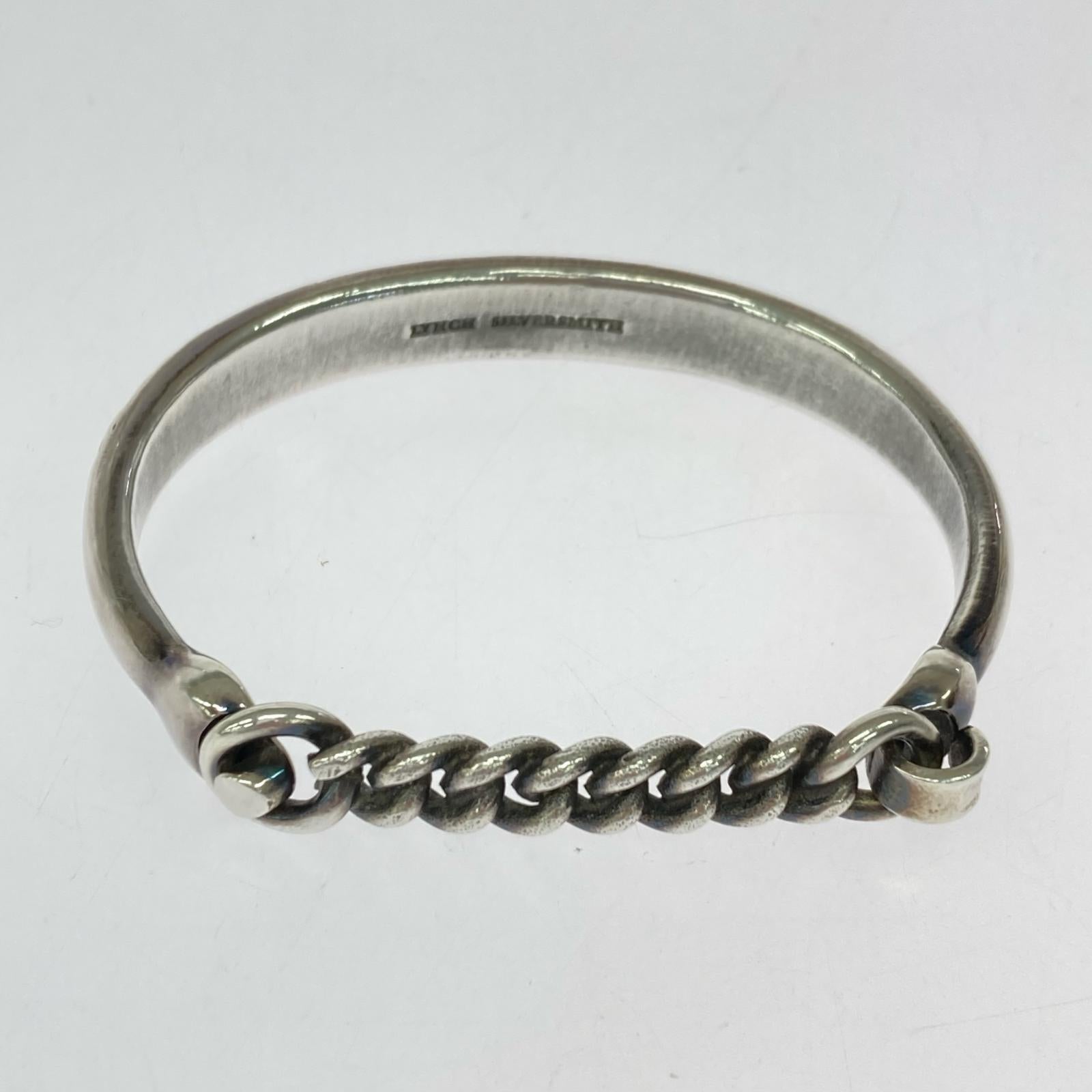 ブレスレット LYNCH SILVERSMITH SCALE CUFFS シルバー