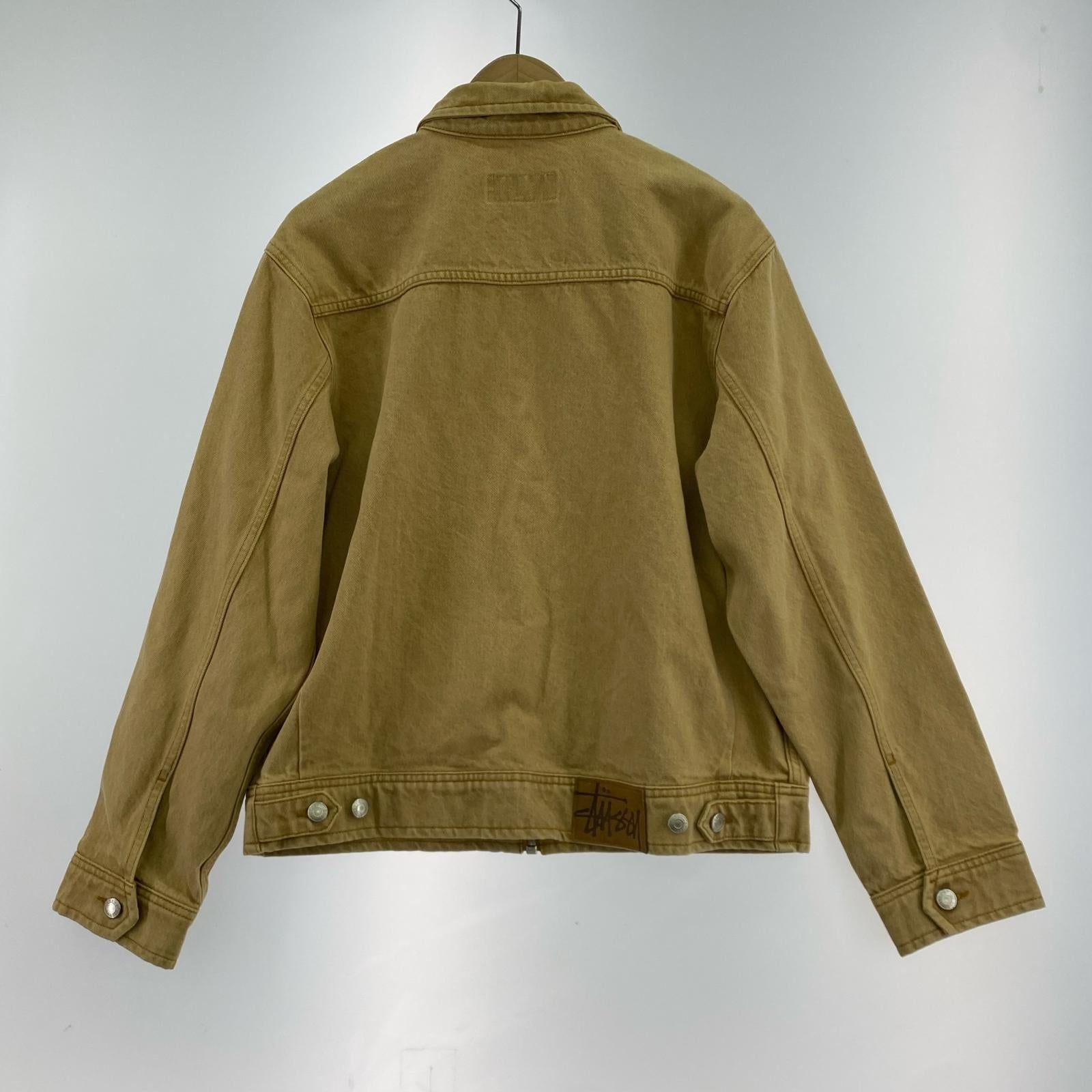 ジャケット DENIM ZIP WORK JACKET S S ブラウン