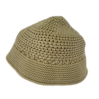 ハット KNIT HAT BEIGE ベージュ
