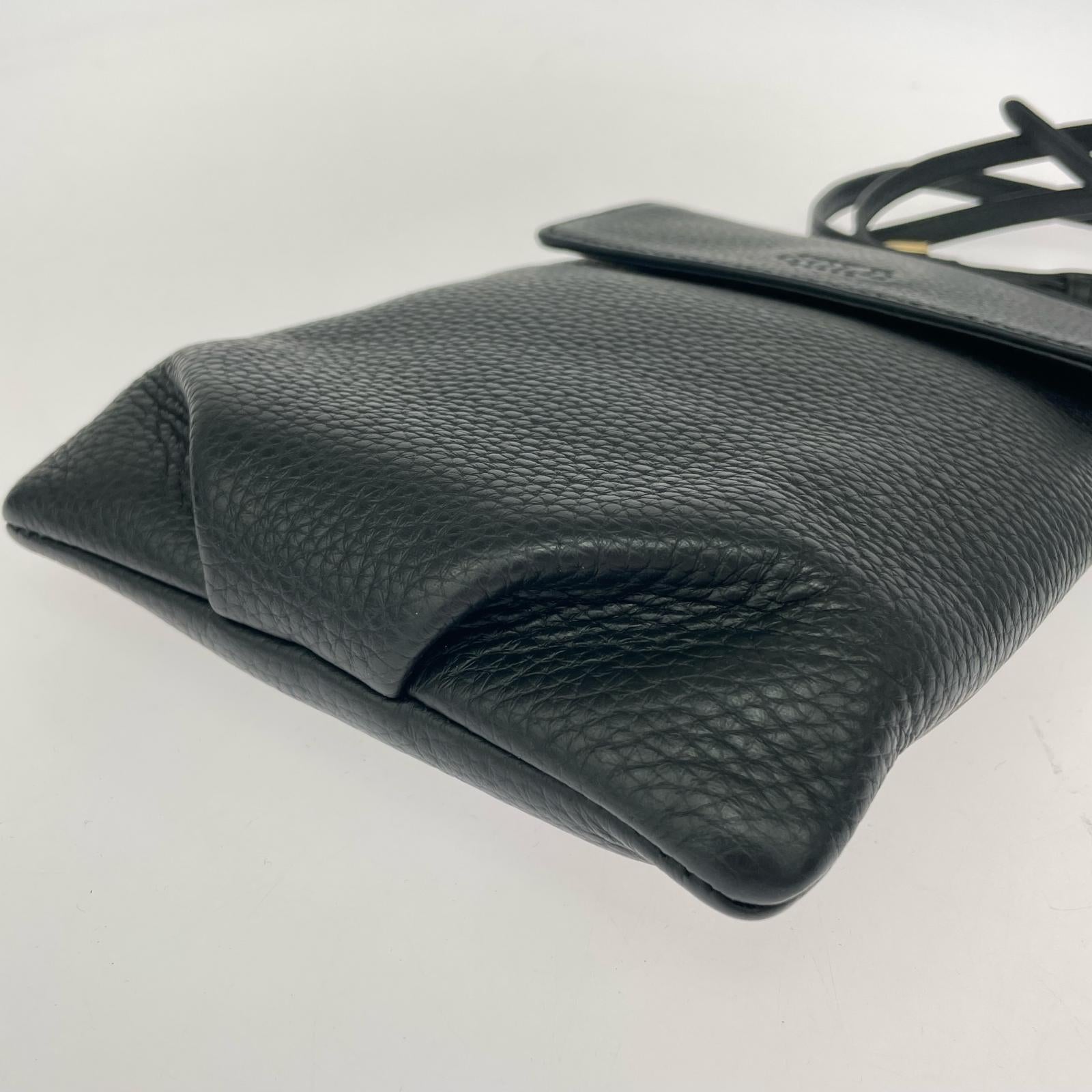 ショルダーバッグ COCOCELUX GOLD レザー ショルダーバッグ ブラック