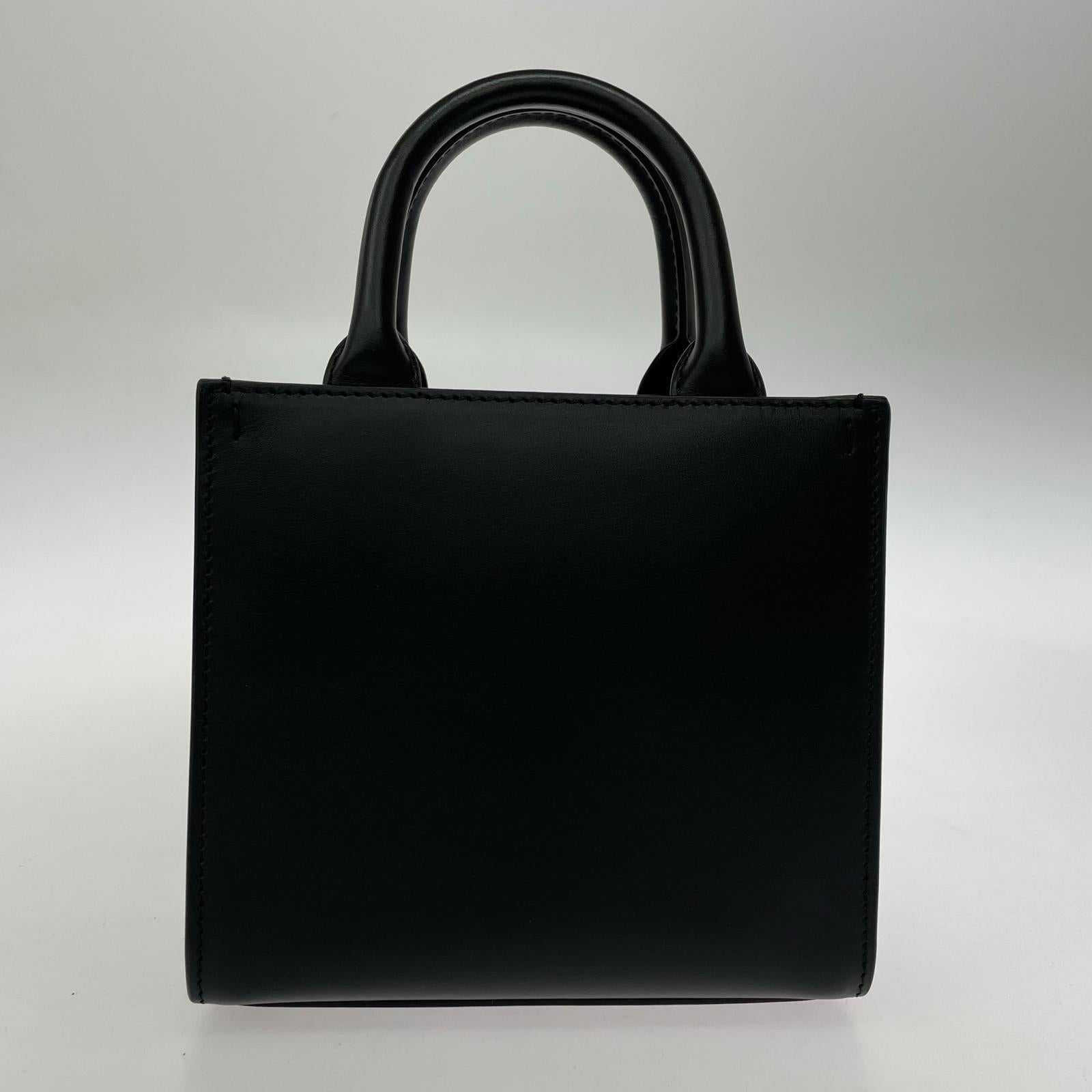 ショルダーバッグ DG DAILY エンボスロゴ ミニトート BLK ブラック