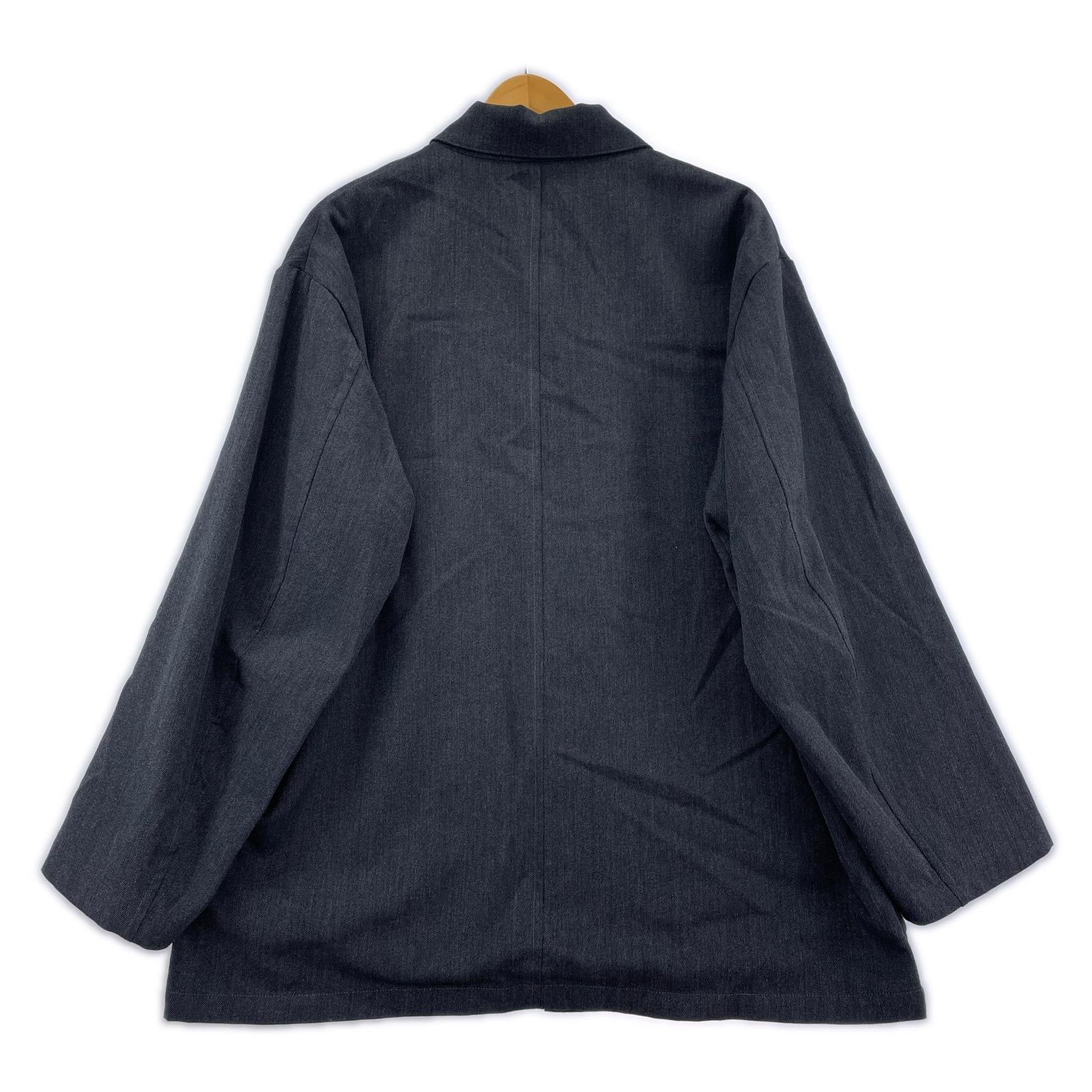 ジャケット ウールサージカバーオール GRY (46) ブラック