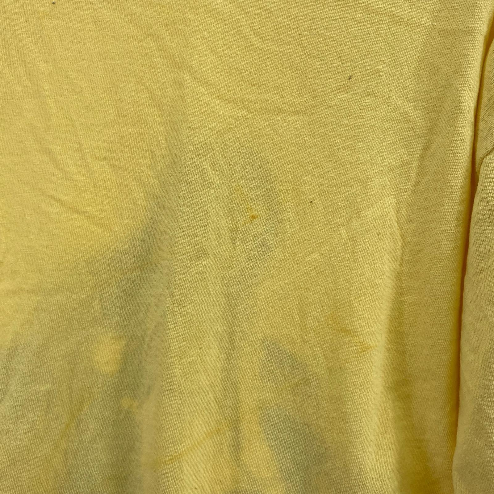 長袖Tシャツ 黄 L L