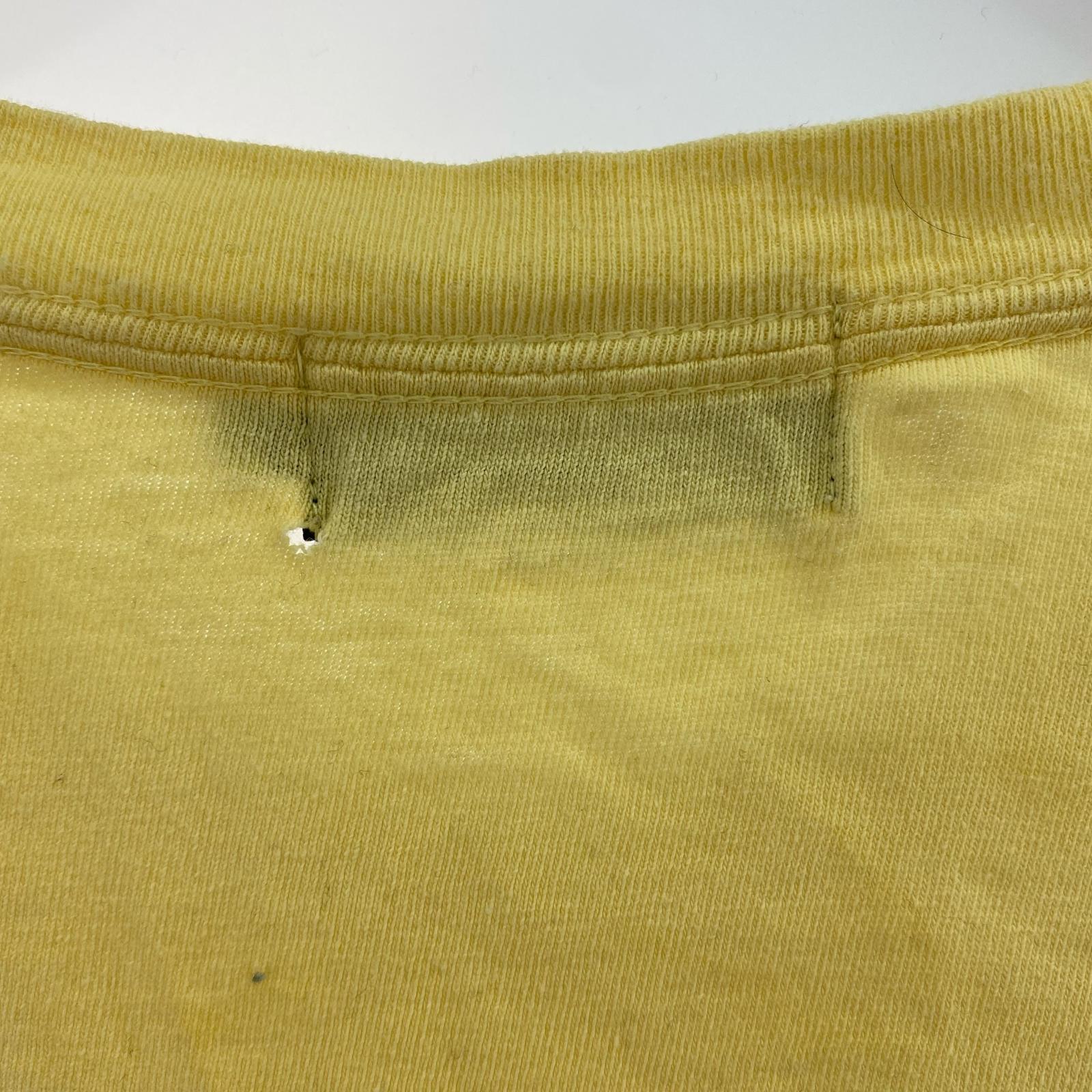 長袖Tシャツ 黄 L L