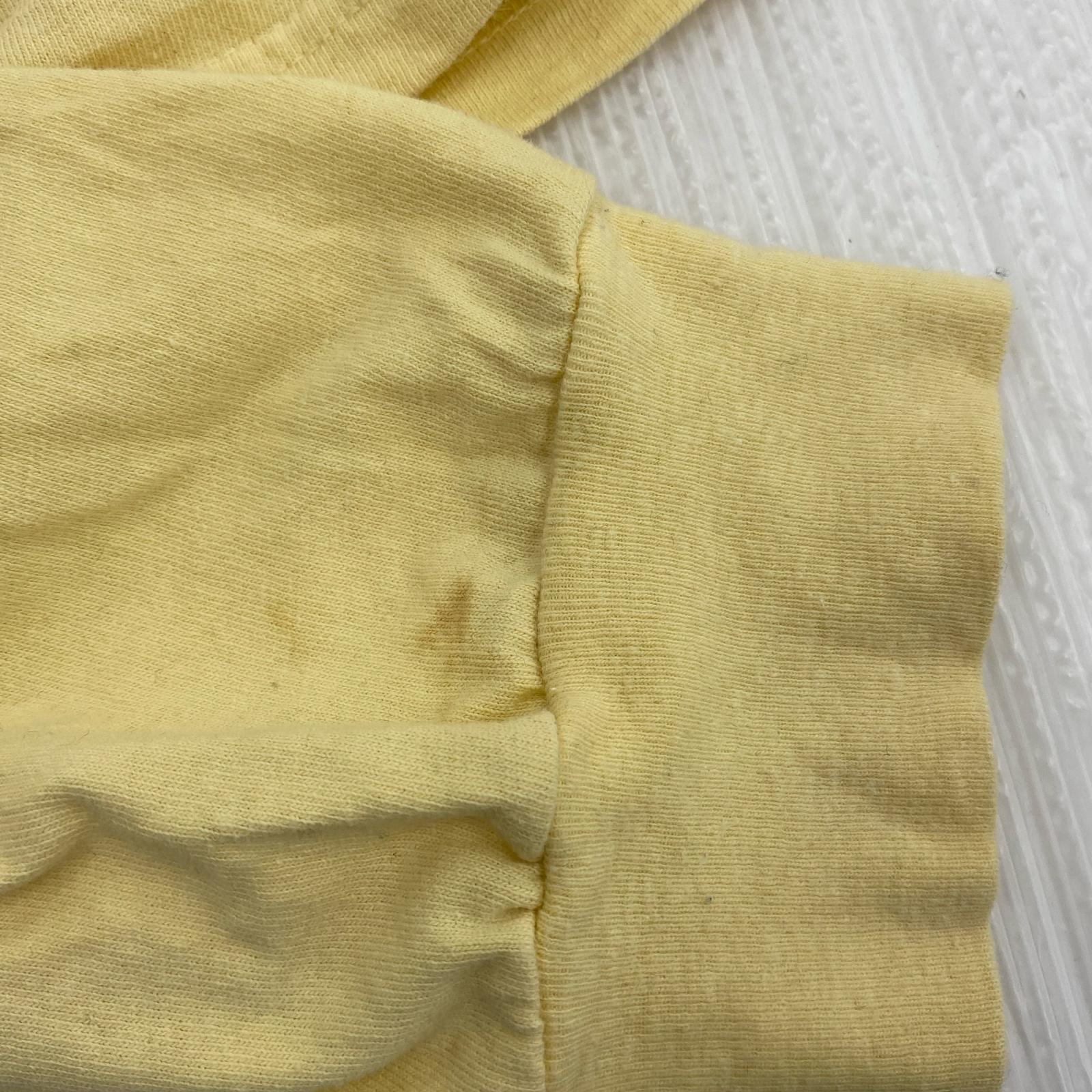 長袖Tシャツ 黄 L L