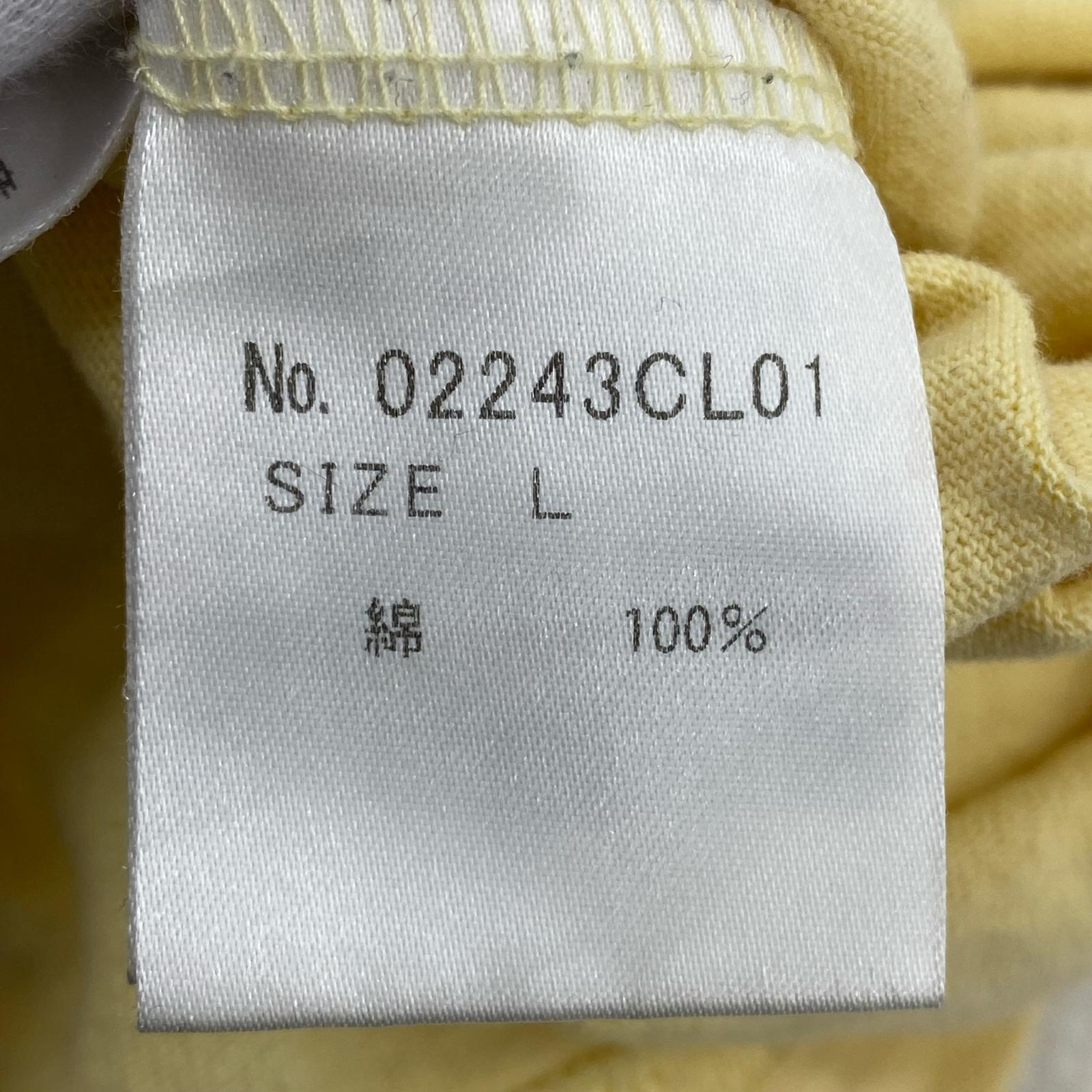 長袖Tシャツ 黄 L L