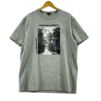 半袖Tシャツ ×J.Crew プリント 灰 (L) L グレー