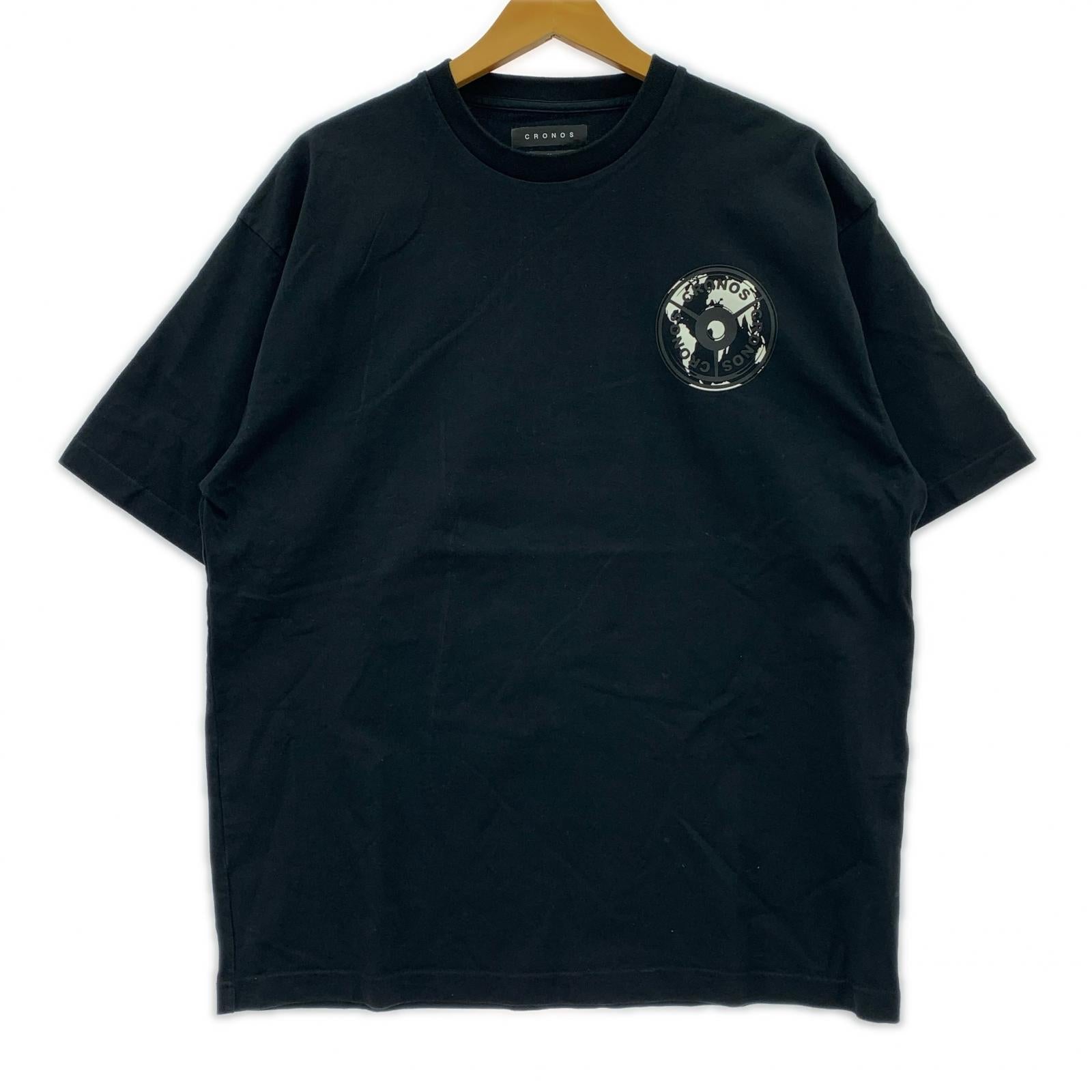 半袖Tシャツ CRONOS バックプリント M ブラック M ブラック