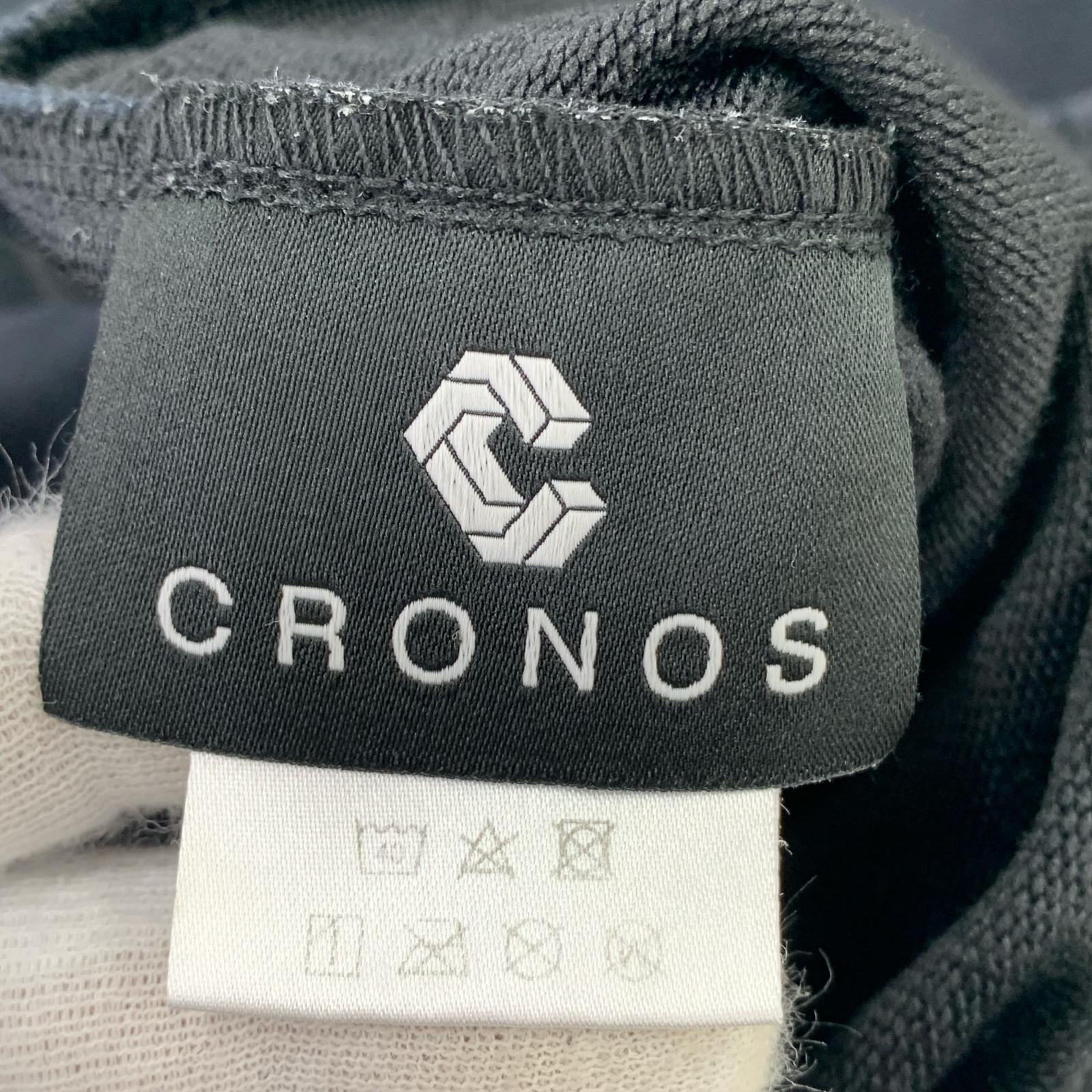 半袖Tシャツ CRONOS ロゴ アーチロゴ M ブラック M ブラック