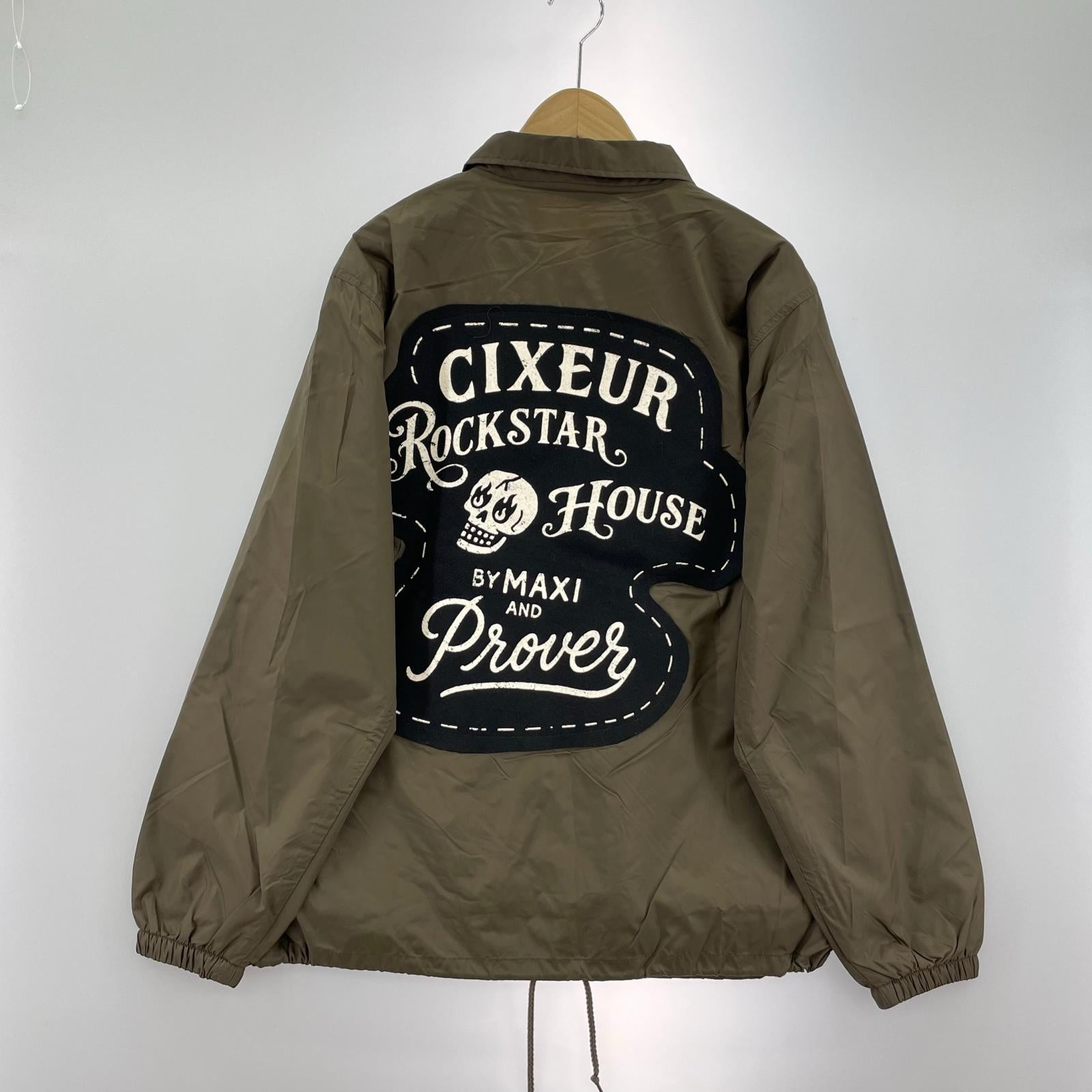 ジャケット BYMP x ROCKSTAR HOUSE x CIXEUR ナイロンジャケット L ブラウン