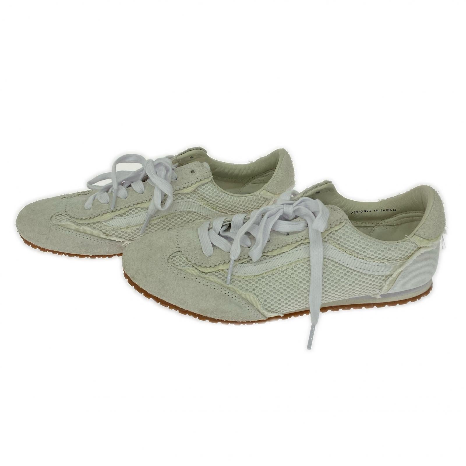 スニーカー VANS LOWPRO FRAYED (26.5) 26.5cm (US8 1/2 UK8 EU43) ホワイト