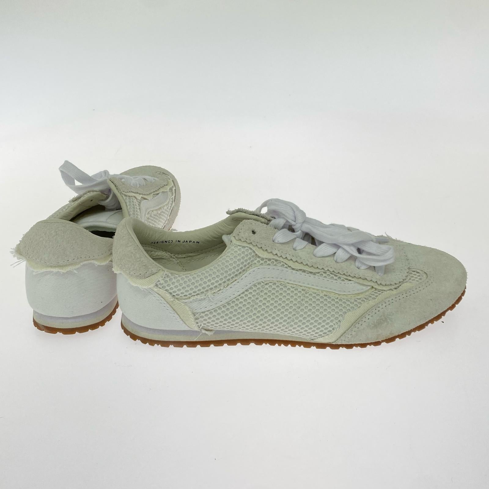 スニーカー VANS LOWPRO FRAYED (26.5) 26.5cm (US8 1/2 UK8 EU43) ホワイト