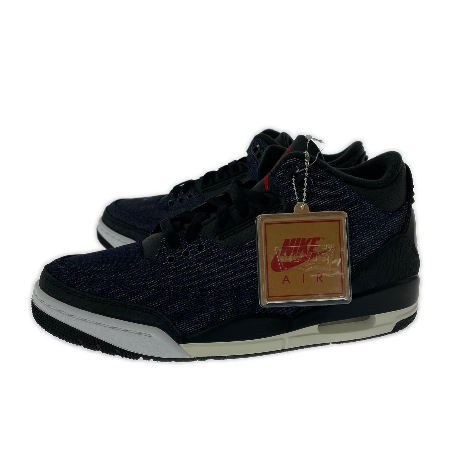 スニーカー ×Levi's AJ3 IDG&BLK&WHT 28cm 28cm (US10 UK9 1/2 EU46) ネイビー