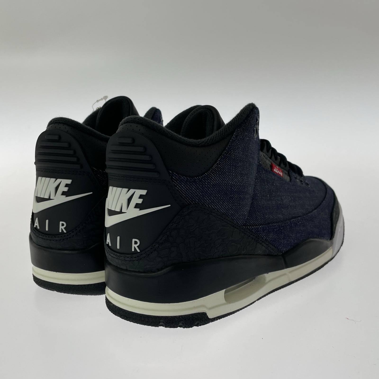 スニーカー ×Levi's AJ3 IDG&BLK&WHT 28cm 28cm (US10 UK9 1/2 EU46) ネイビー