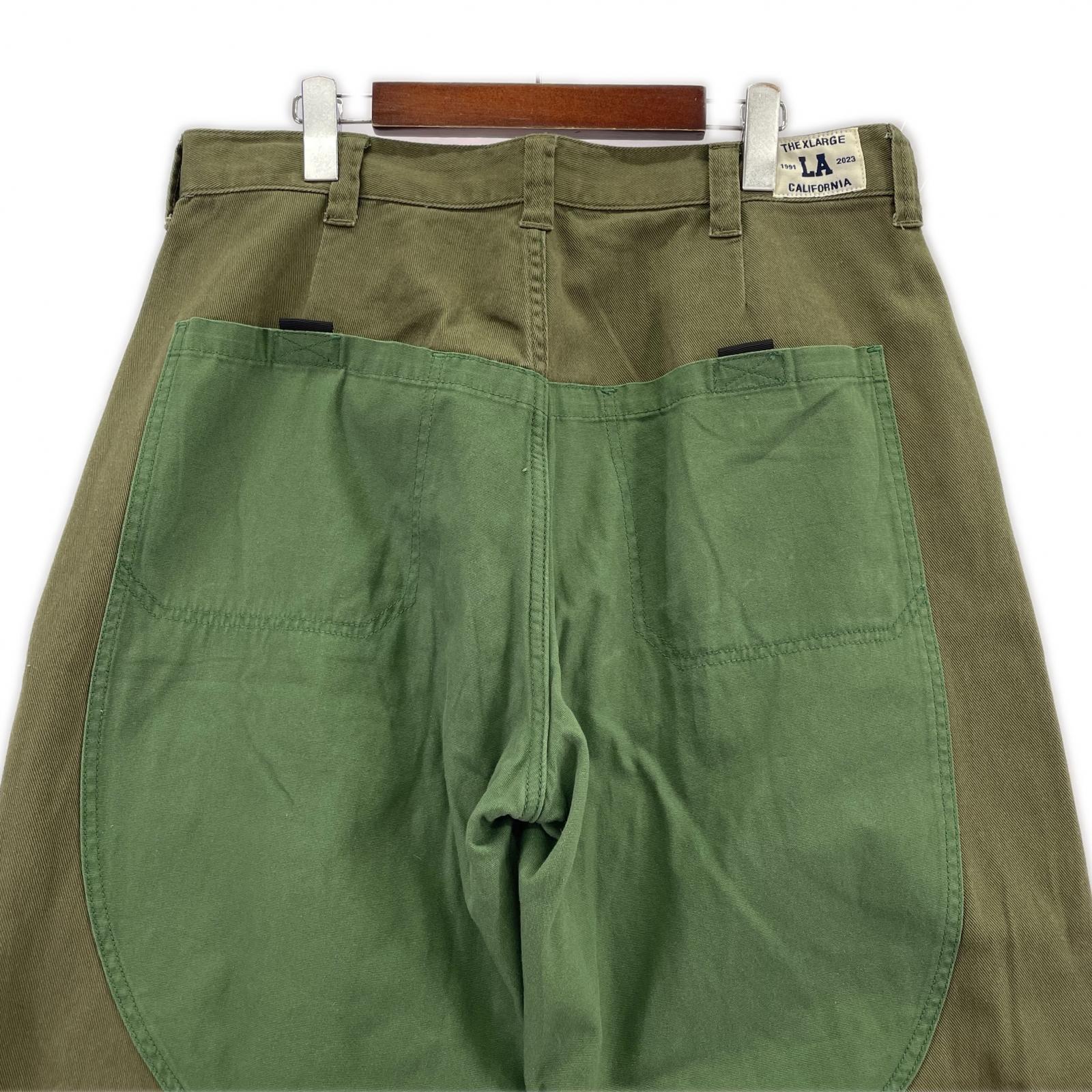 パンツ 2トーンカーゴパンツ オリーブ 36 グリーン