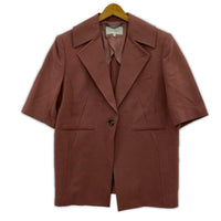 テーラードジャケット Nicola wide collar jacket ピンク