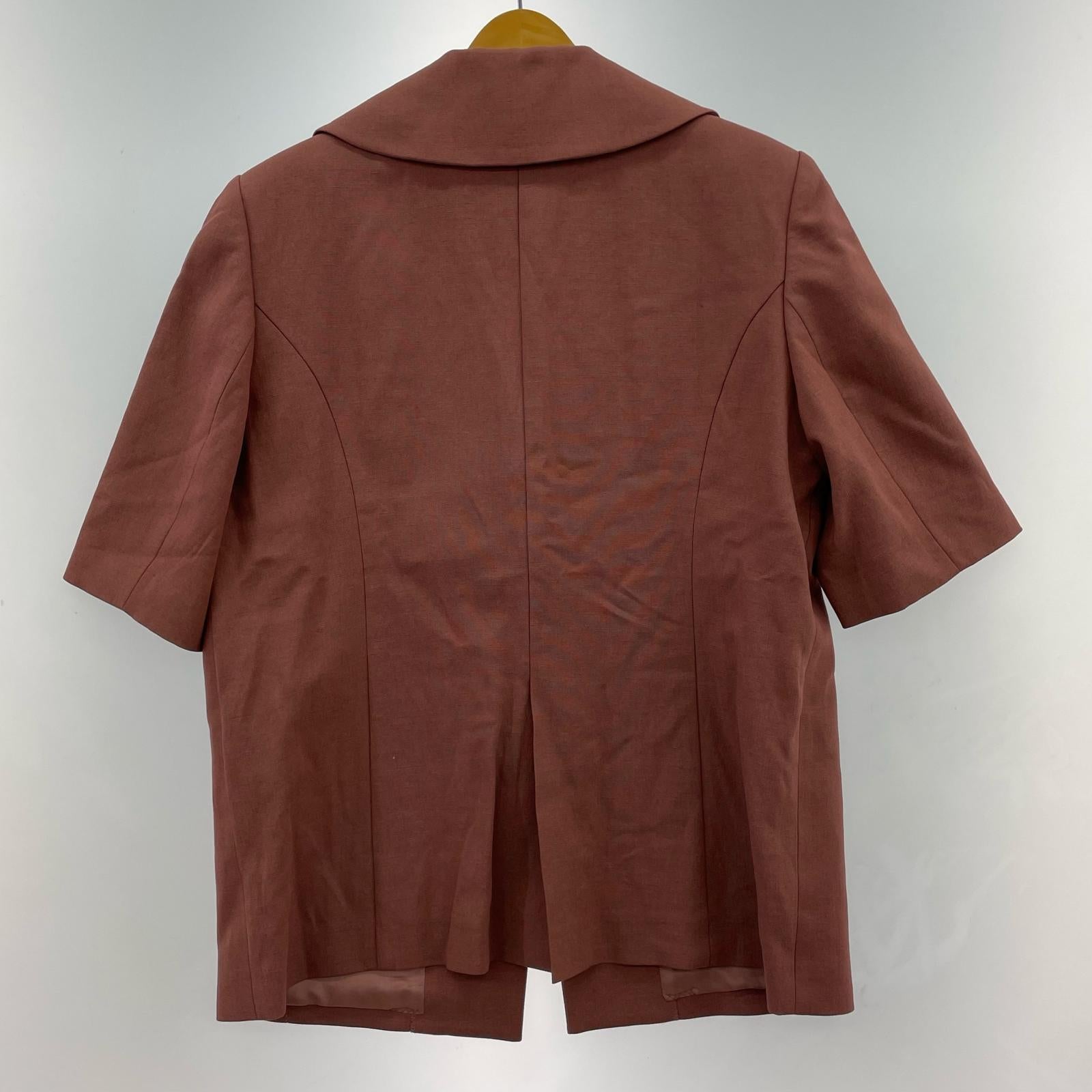 テーラードジャケット Nicola wide collar jacket ピンク