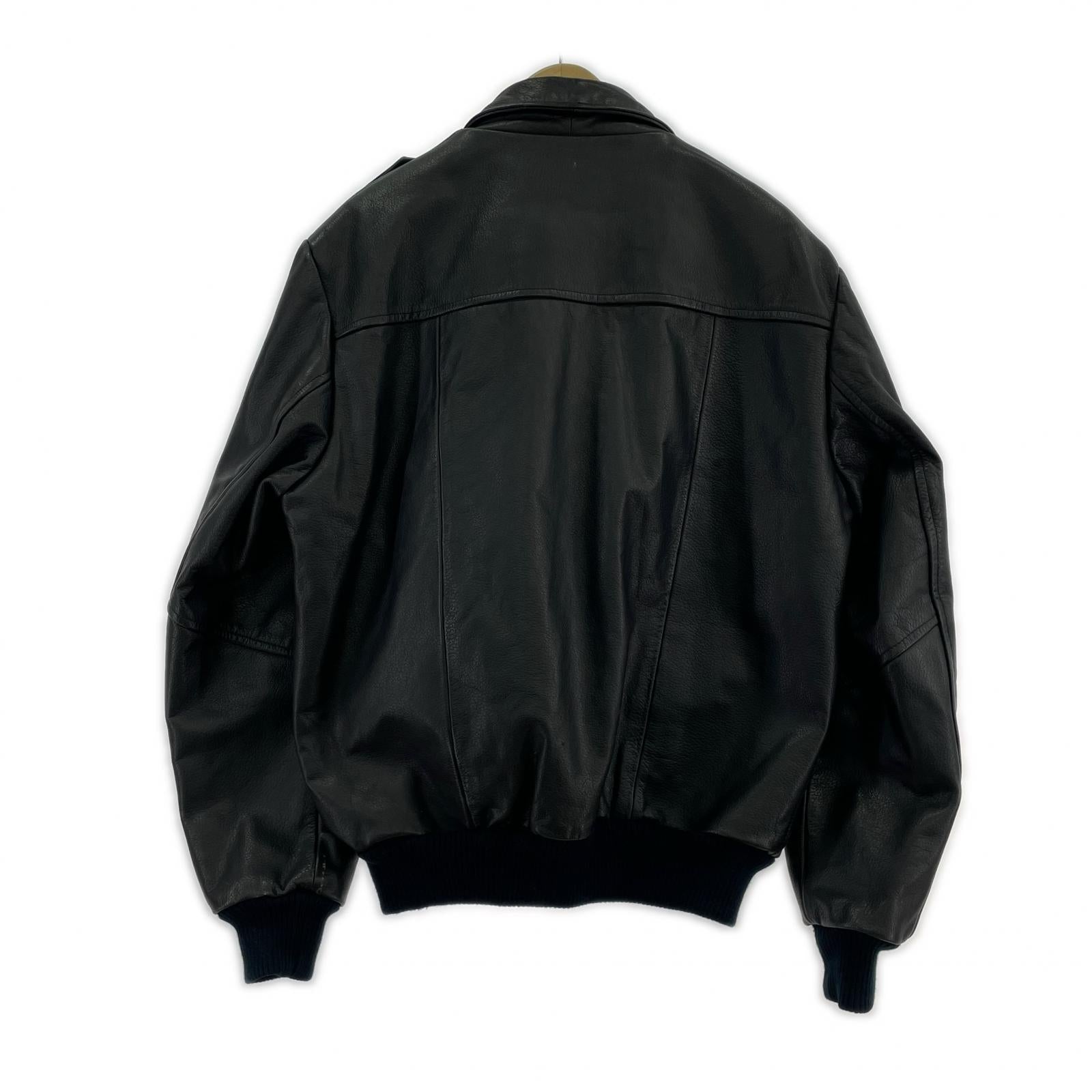 レザージャケット COW LEATHER JACKET BLK ブラック