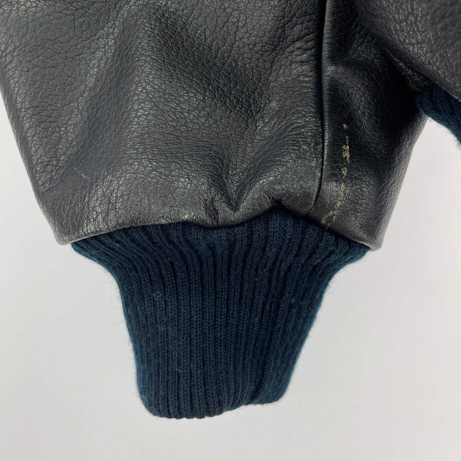 レザージャケット COW LEATHER JACKET BLK ブラック