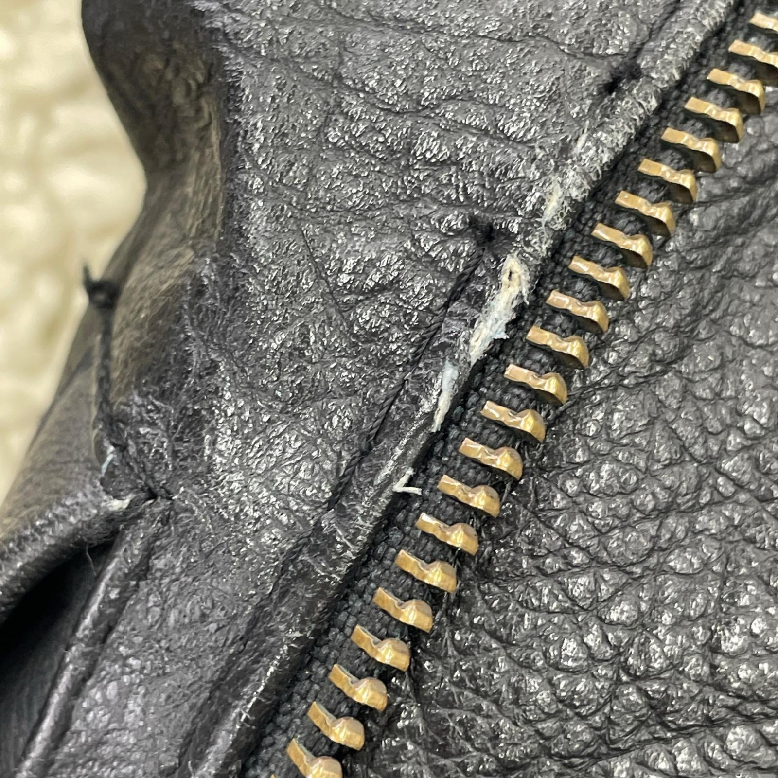 レザージャケット COW LEATHER JACKET BLK ブラック