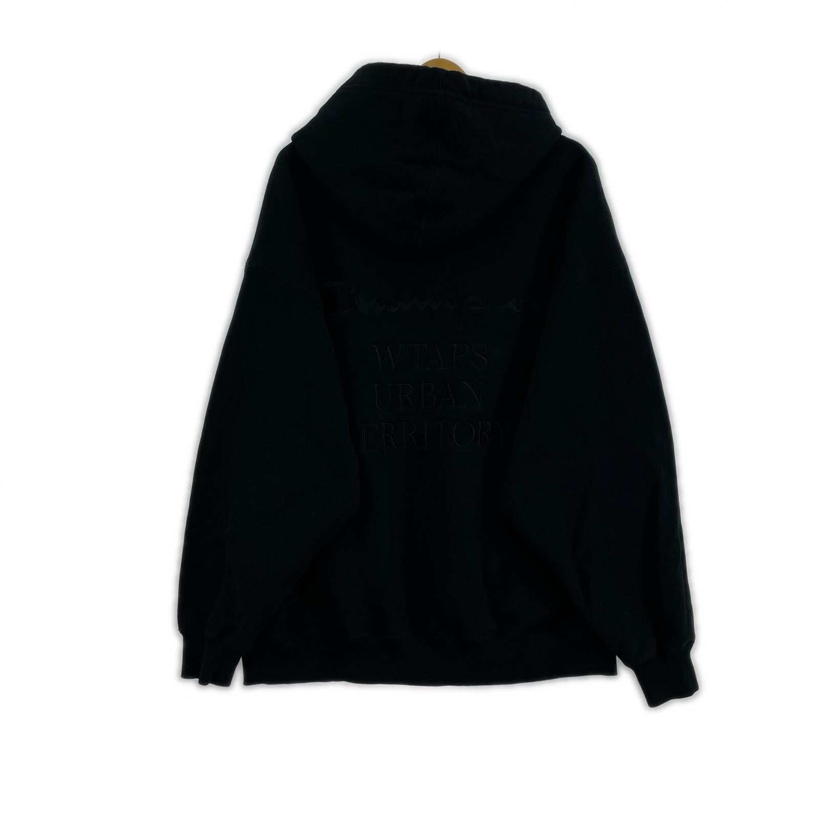 パーカー xChampion Academy Hooded L ブラック