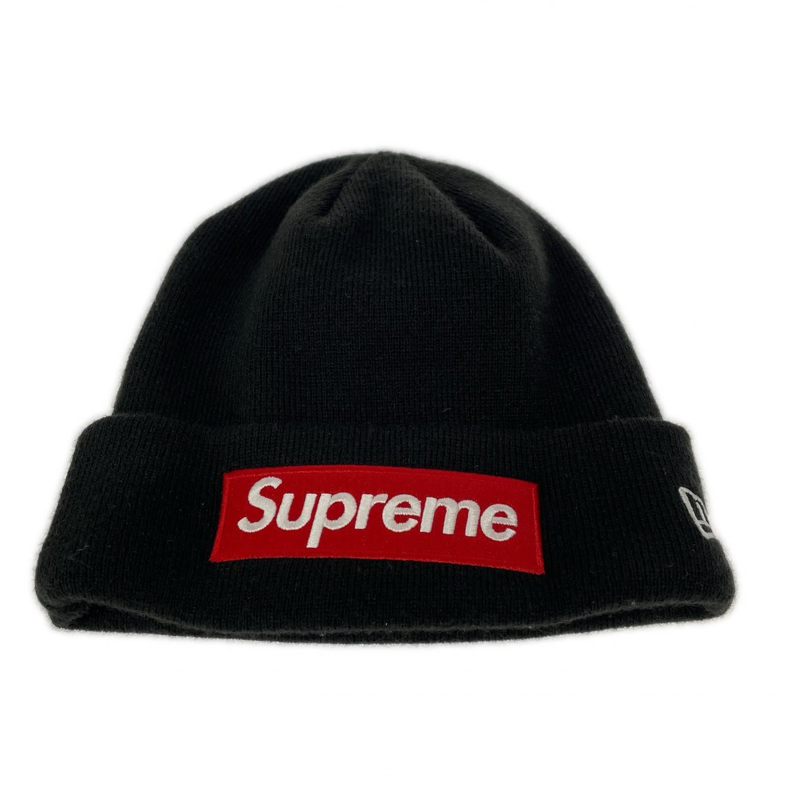 ニットキャップ xNEW ERA Box Logo Beanie ブラック