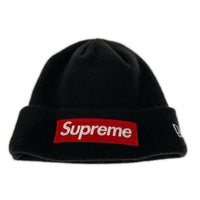 ニットキャップ xNEW ERA Box Logo Beanie ブラック