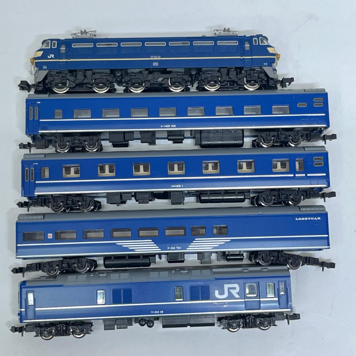 Nゲージ EF66 ブルートレイン 富士仕様5両 TOMIX 90150 ベーシックセットSDブルートレイン2 ※車両のみ TOMIX/トミックス 鉄道模型車両