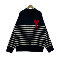 ニット alexandre mattiussi ボーダー 白黒 (L) L