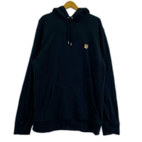 パーカー メゾンキツネ フォックスヘッド (XL) ブラック