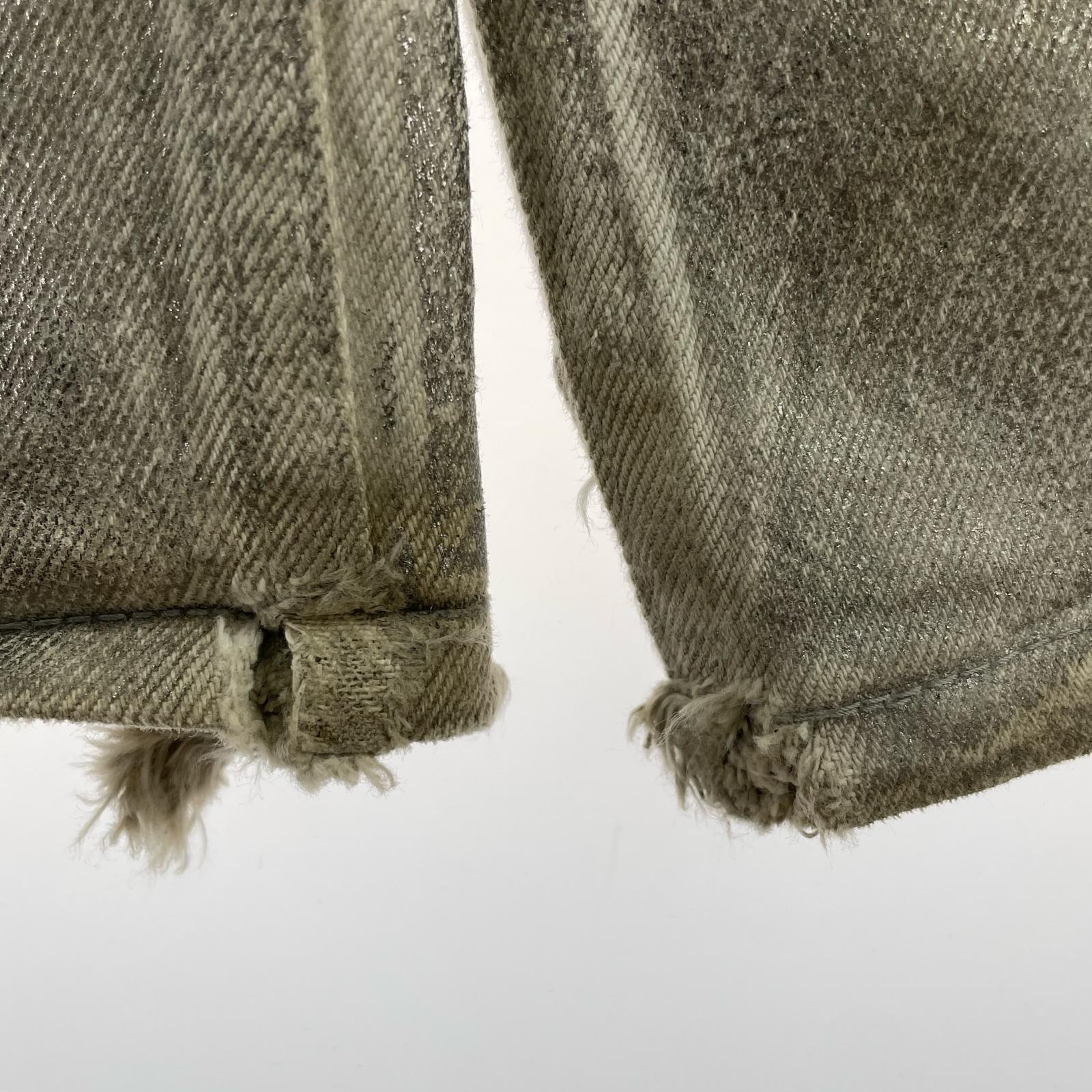 パンツ 25ss EMBLEM BAGGY JEANS (44) 44 シルバー