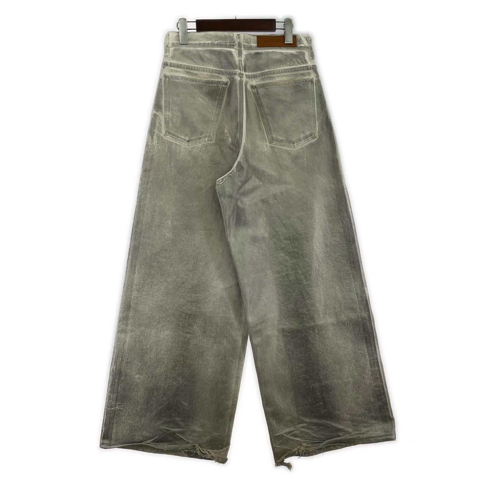 パンツ 25ss EMBLEM BAGGY JEANS (44) 44 シルバー