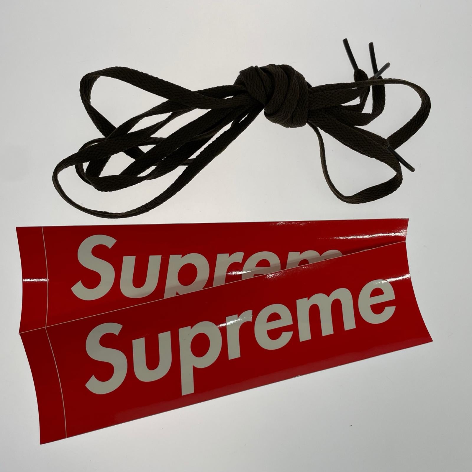 スニーカー NIKE × Supreme AIR FORCE 1 27cm (US9 UK8 1/2 EU44) ブラウン