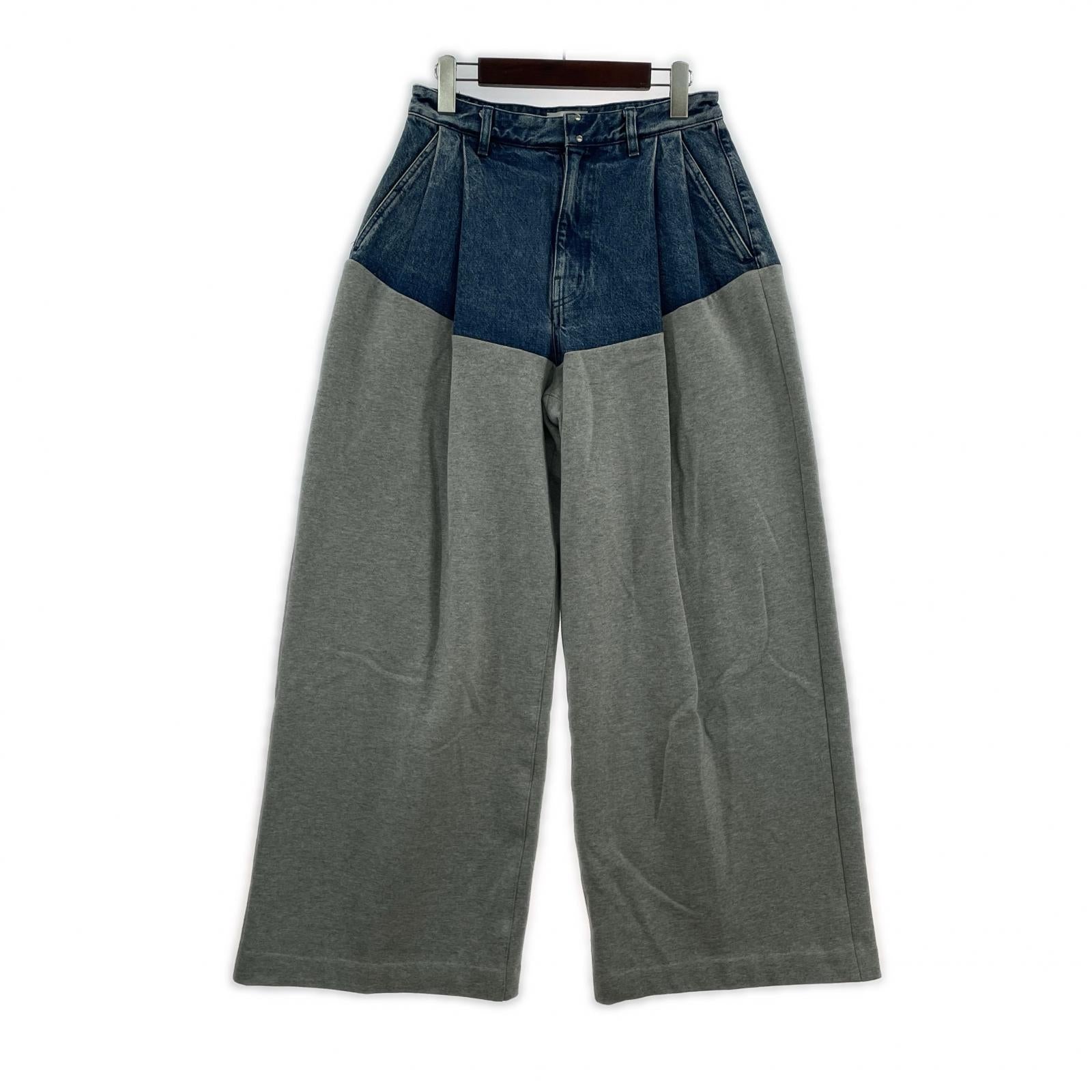 パンツ TANAKA COMBI WIDE TROUSERS ST-232 グレー