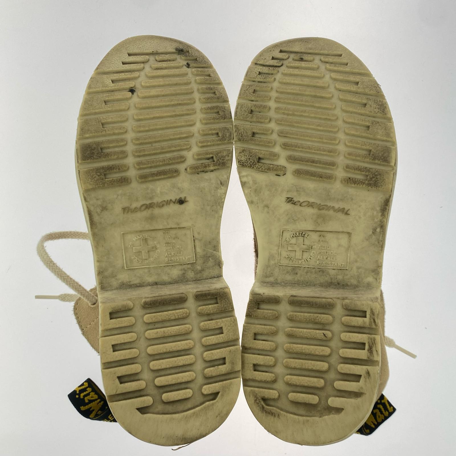 ブーツ Dr.Martens 101MONO 6ホールブーツ ベージュ (UK9) ベージュ