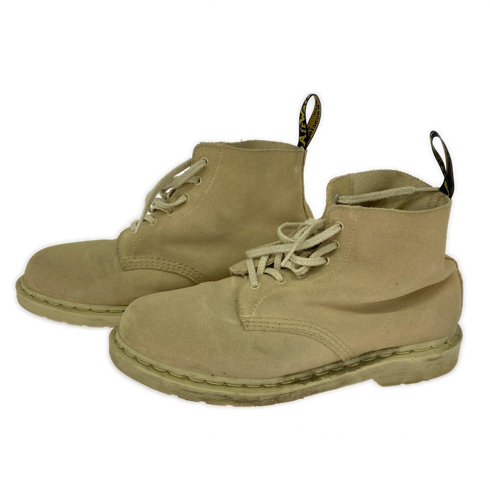 ブーツ Dr.Martens 101MONO 6ホールブーツ ベージュ (UK9) ベージュ