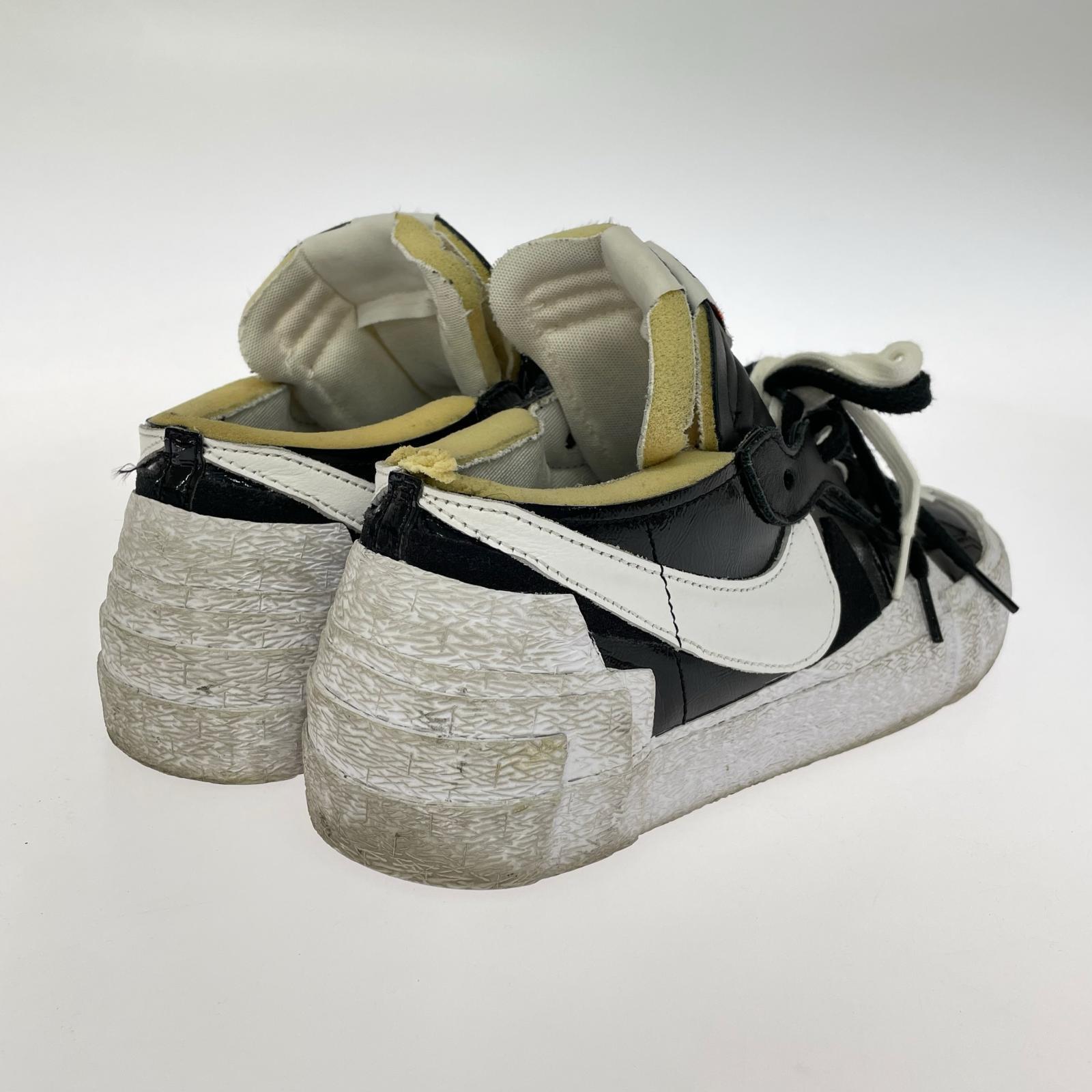 スニーカー ×sacai Blazer Low "Black Patent Leather" 28cm (US10 UK9 1/2 EU46) ブラック