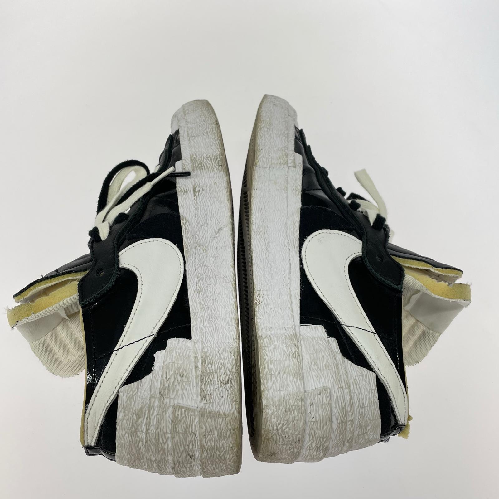 スニーカー ×sacai Blazer Low "Black Patent Leather" 28cm (US10 UK9 1/2 EU46) ブラック
