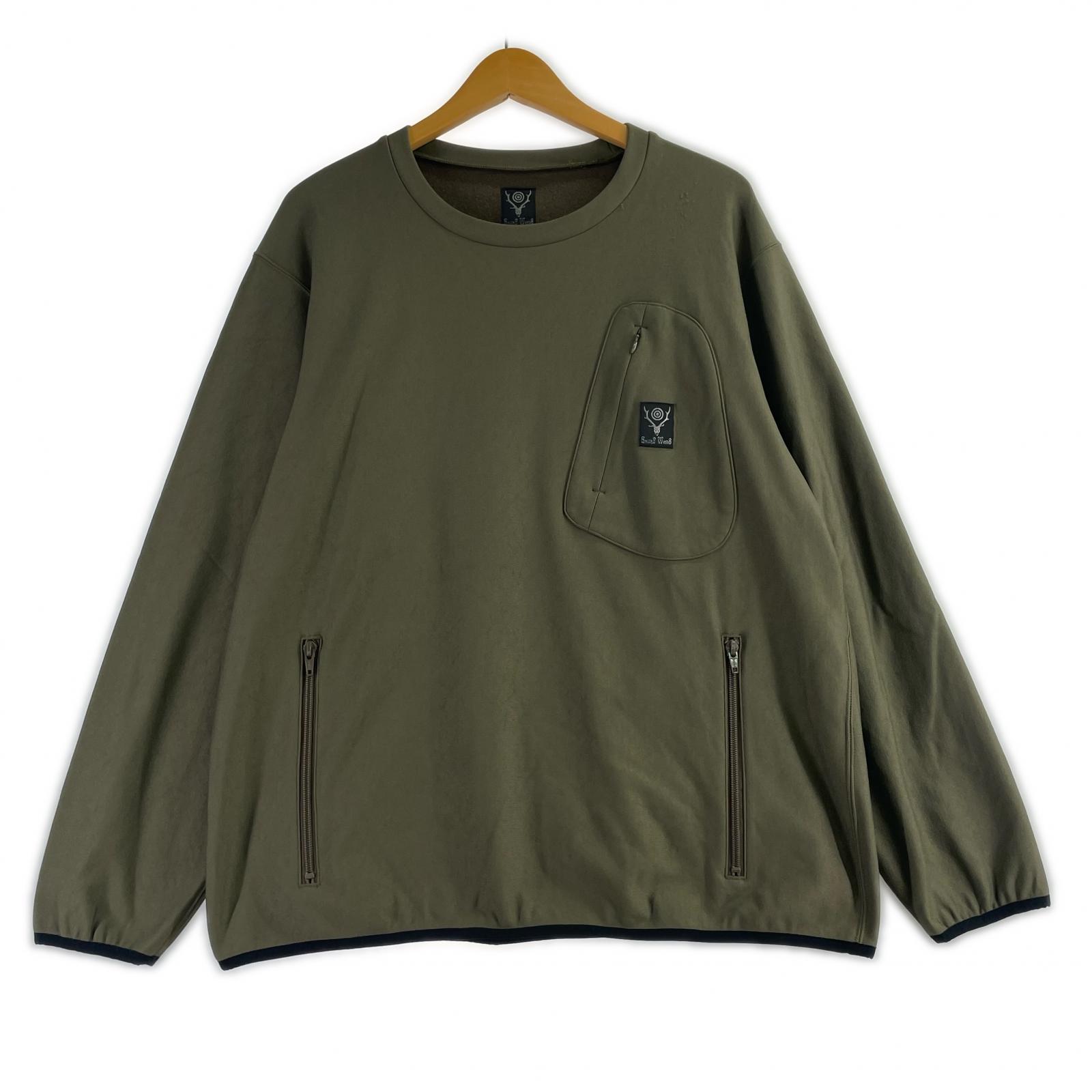 長袖Tシャツ PU531 S カーキ