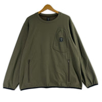 長袖Tシャツ PU531 S カーキ