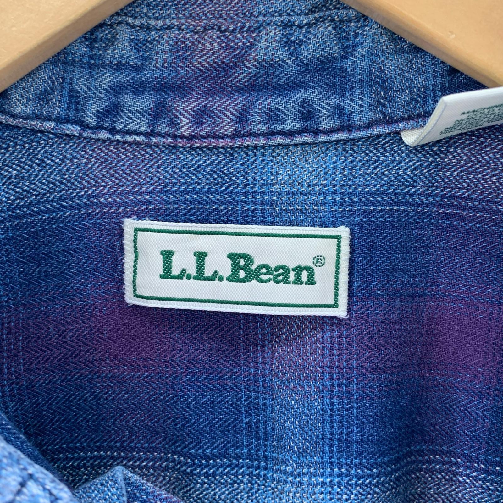 半袖シャツ L.L.Bean 半袖シャツ M チェック柄 M
