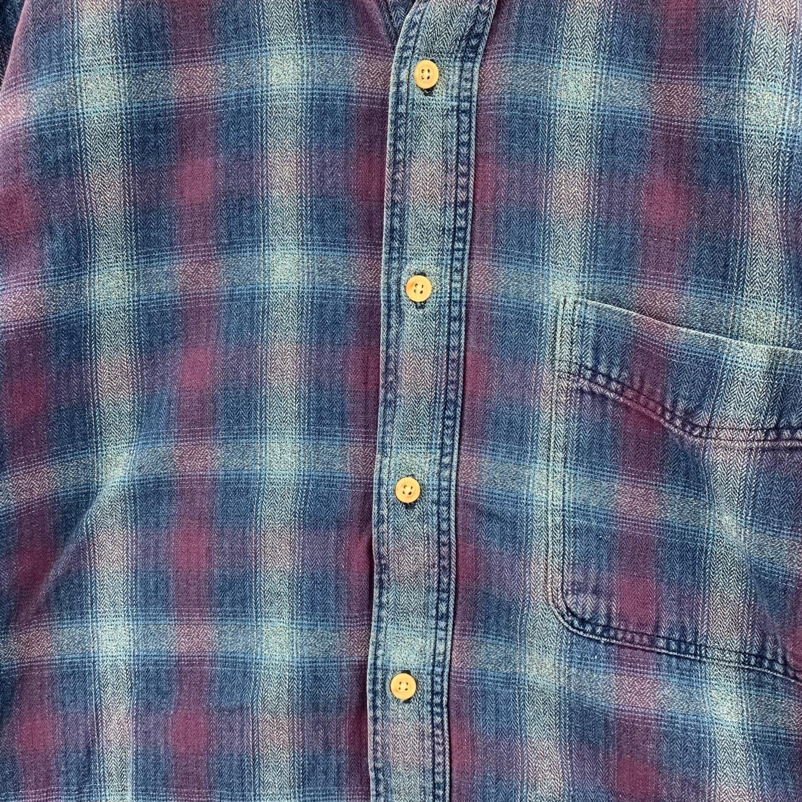 半袖シャツ L.L.Bean 半袖シャツ M チェック柄 M