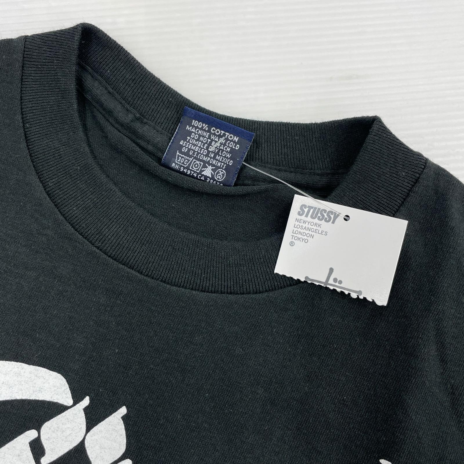 その他トップス STUSSY Chaz WORLD TOUR Tシャツ ブラック L L ブラック